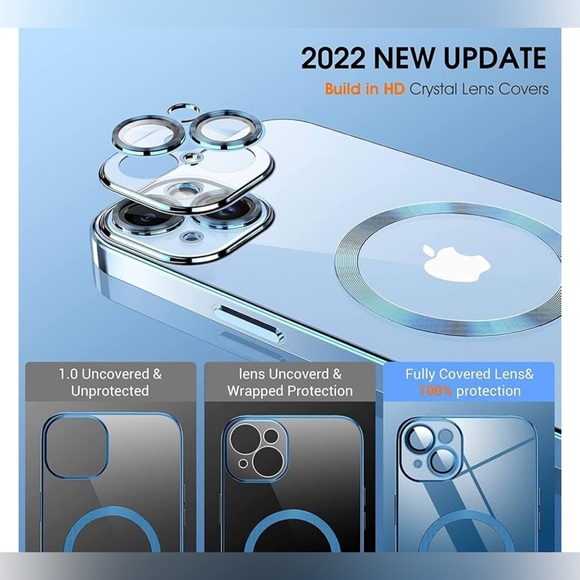 🧨NWT - Magnetic Case for iPhone 15 Pro Max - Sierra Blue - Picture 3 of 6